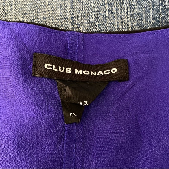 Club Monaco Silk Scalloped Sleeveless Top - Picture 11 of 15